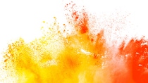 Splash of yellow, orange and red liquids Splash of yellow, orange and red liquids