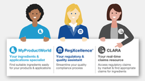 Graphic with three persons symbolizing the virtual assistants Graphic with three persons symbolizing the virtual assistants