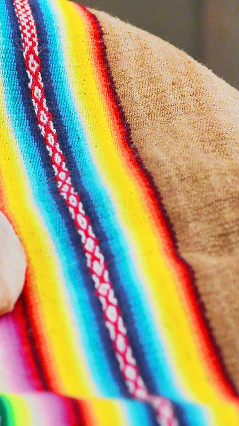 Flatbreads on a South American cloth Flatbreads on a South American cloth