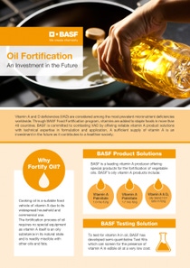 Title of flyer Oil Fortification